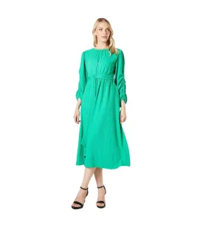 Robe mi-longue femme vert Principles