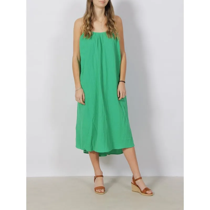 Robe mi-longue marrakech imprimés rose femme - Ichi | wimod