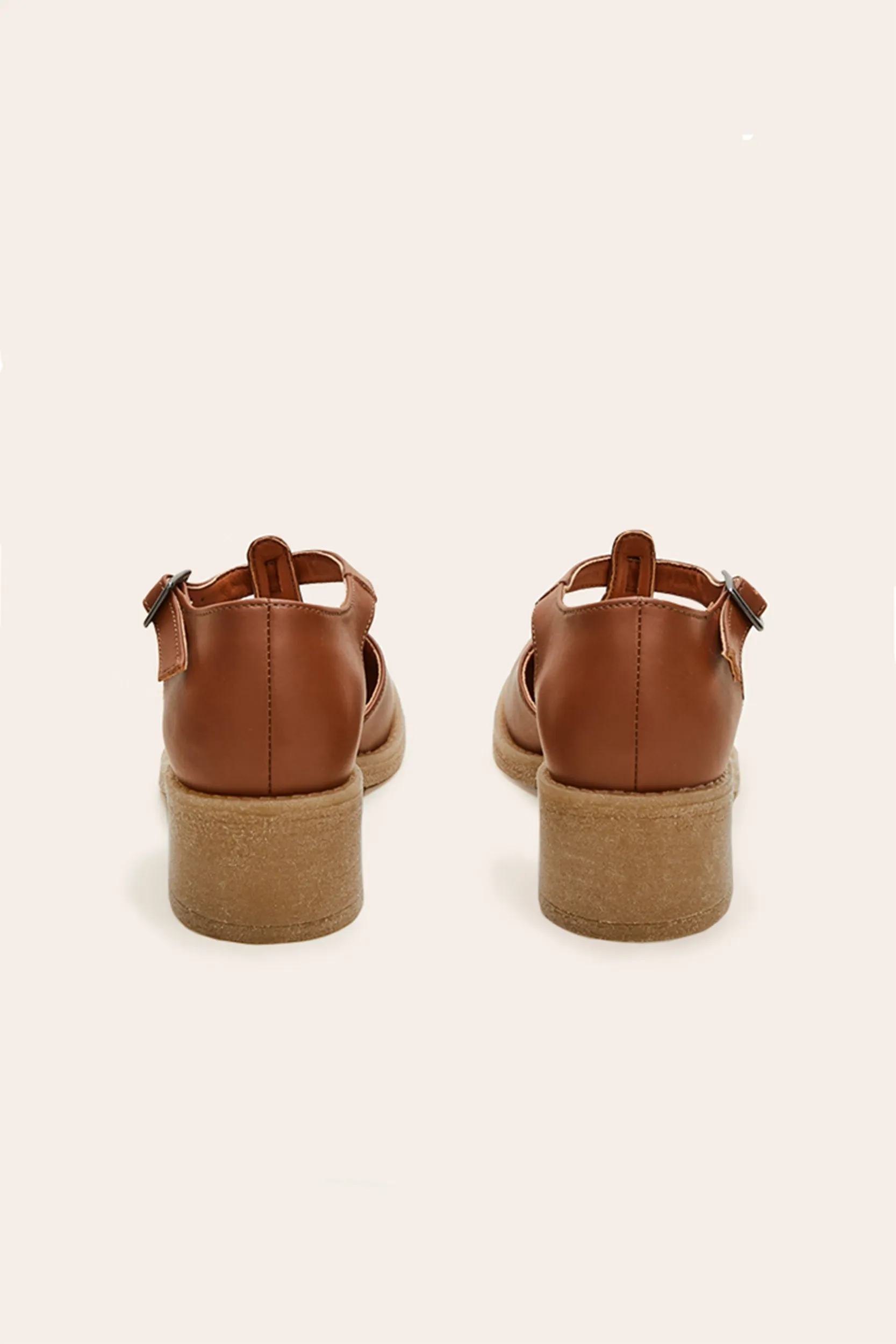 Sandales Rosie camel vegan