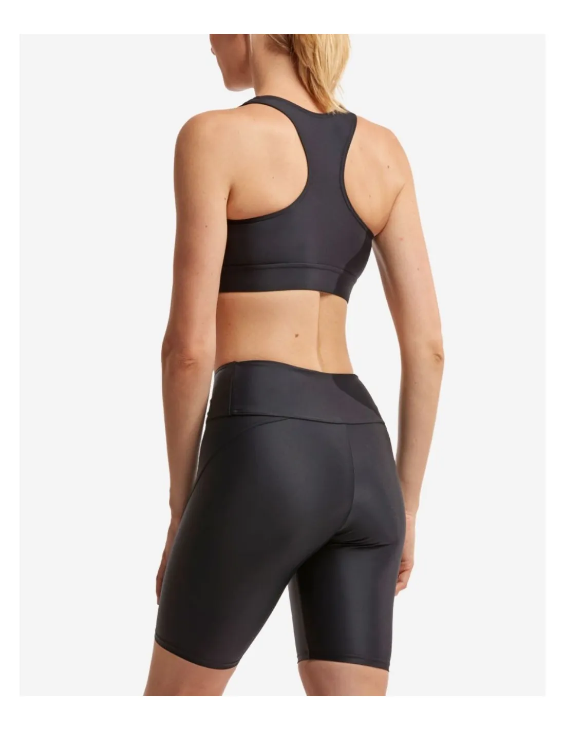 Short cycliste de yoga Pretty noir