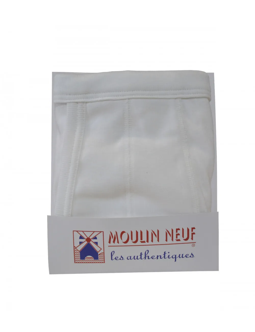 Slip ouvert taille haute Blanc