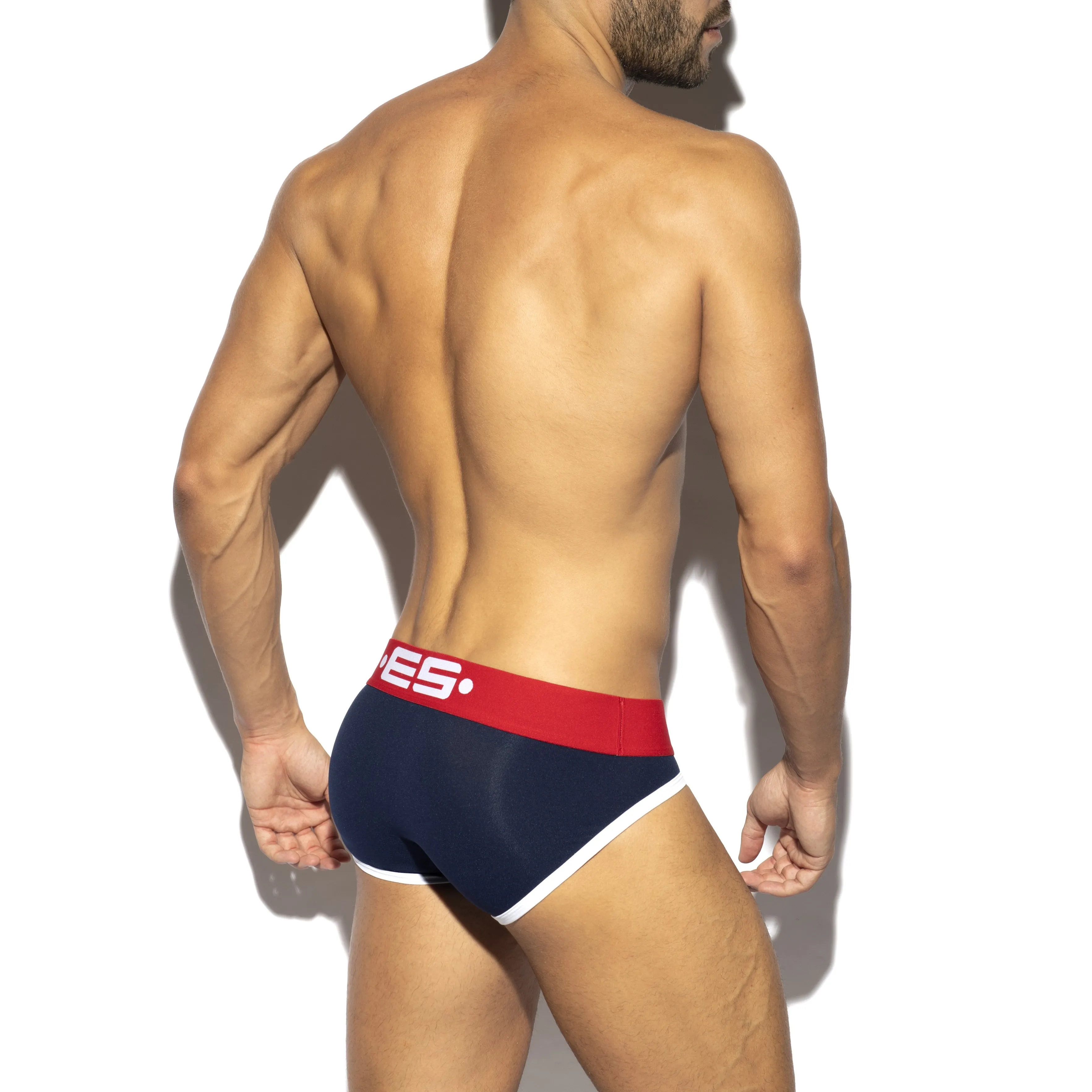 Slip Sportive - marine - ES collection : vente slips et bandeaux po...