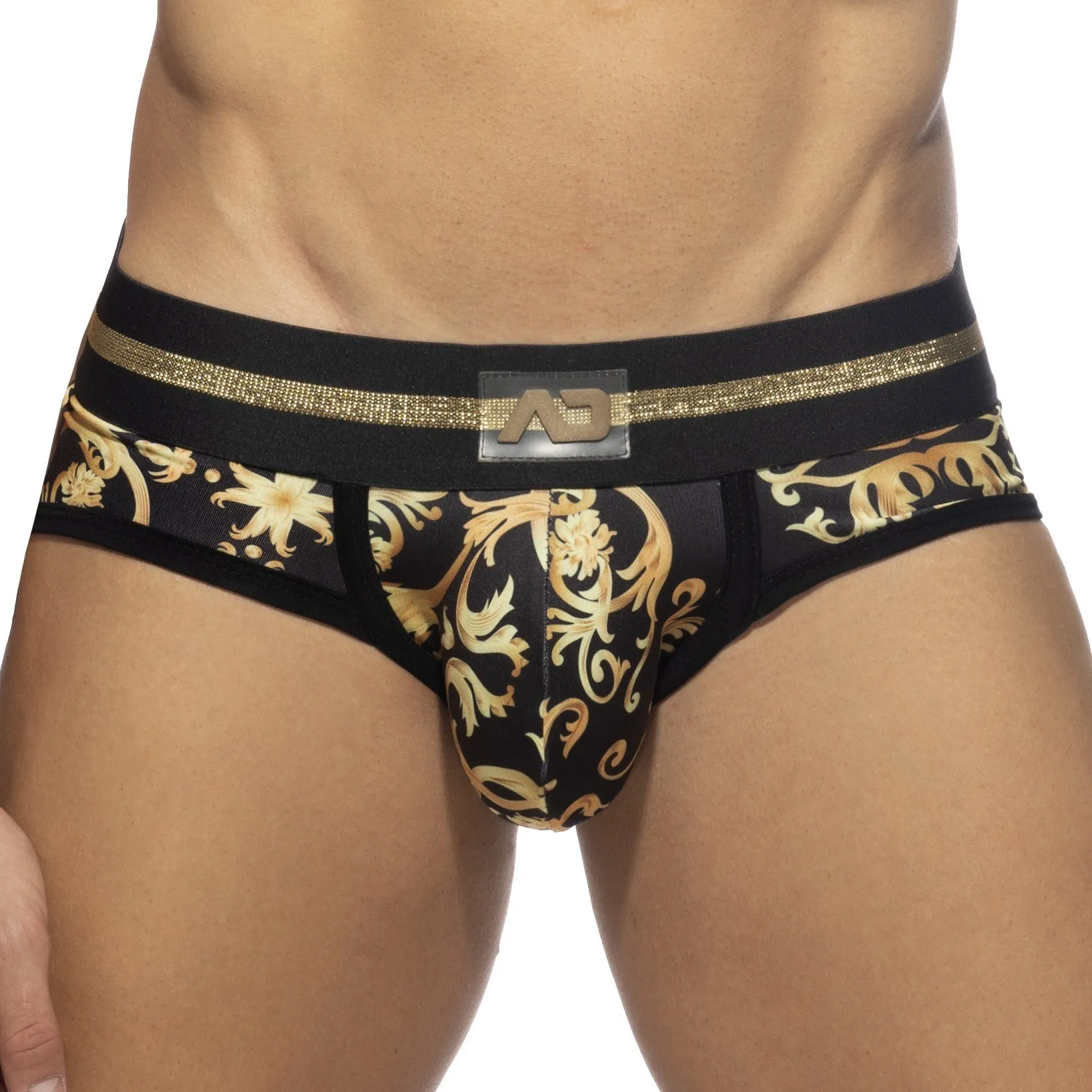 Slip Versailles - Golden - ADDICTED : vente slips et bandeaux pour ...