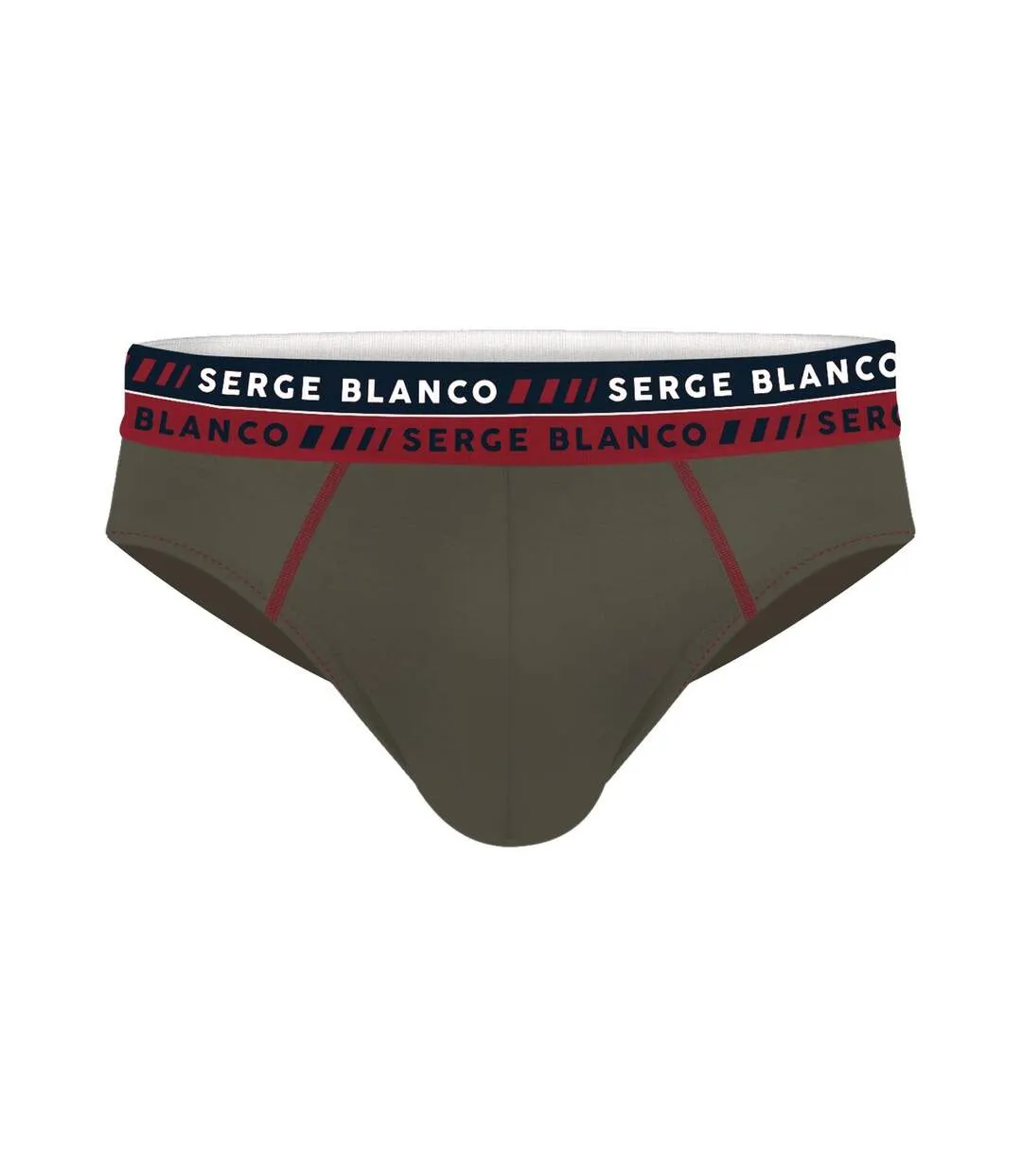 Slips Homme SERGE BLANCO Coton Majoritaire Pack de 4 Slips SBL CLA