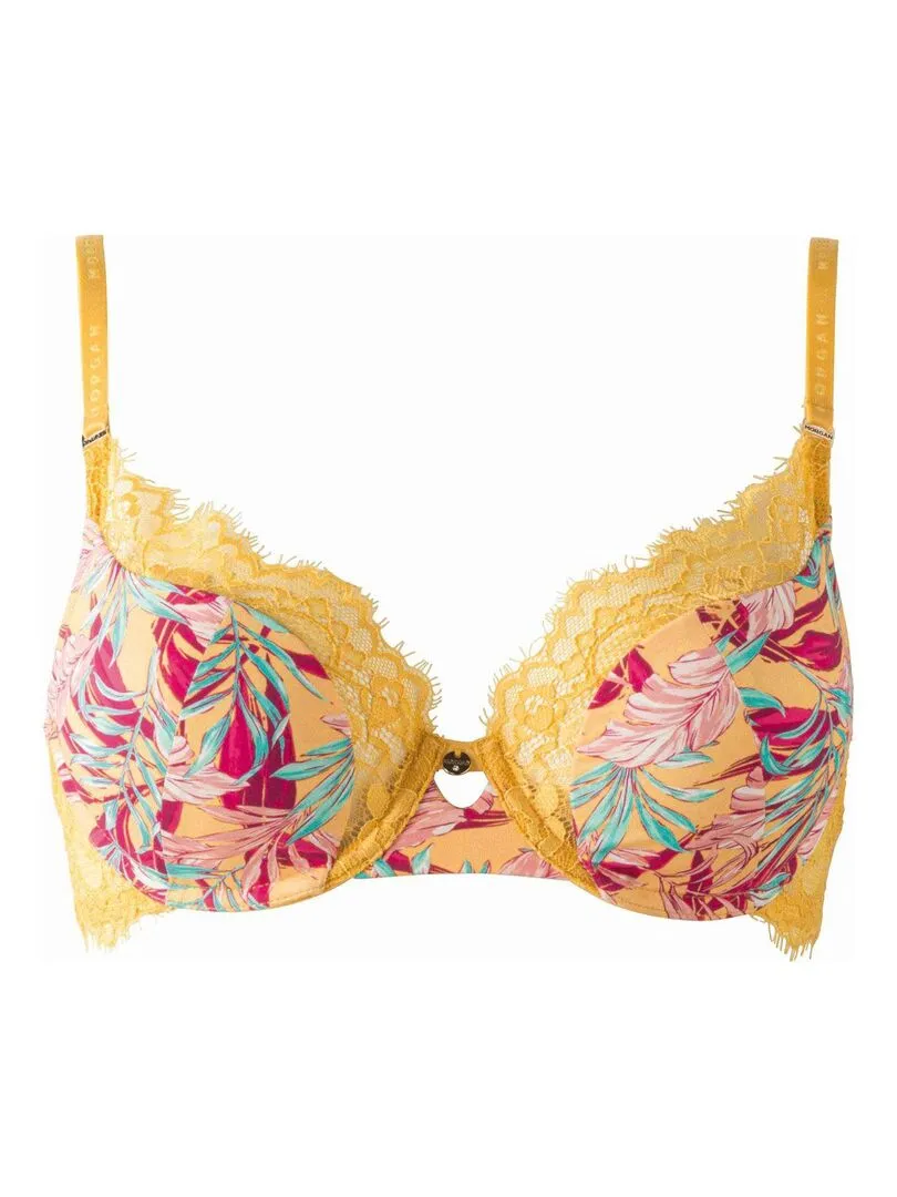 Soutien-gorge ampliforme coque moulée FANNY - Morgan Lingerie - Jaune