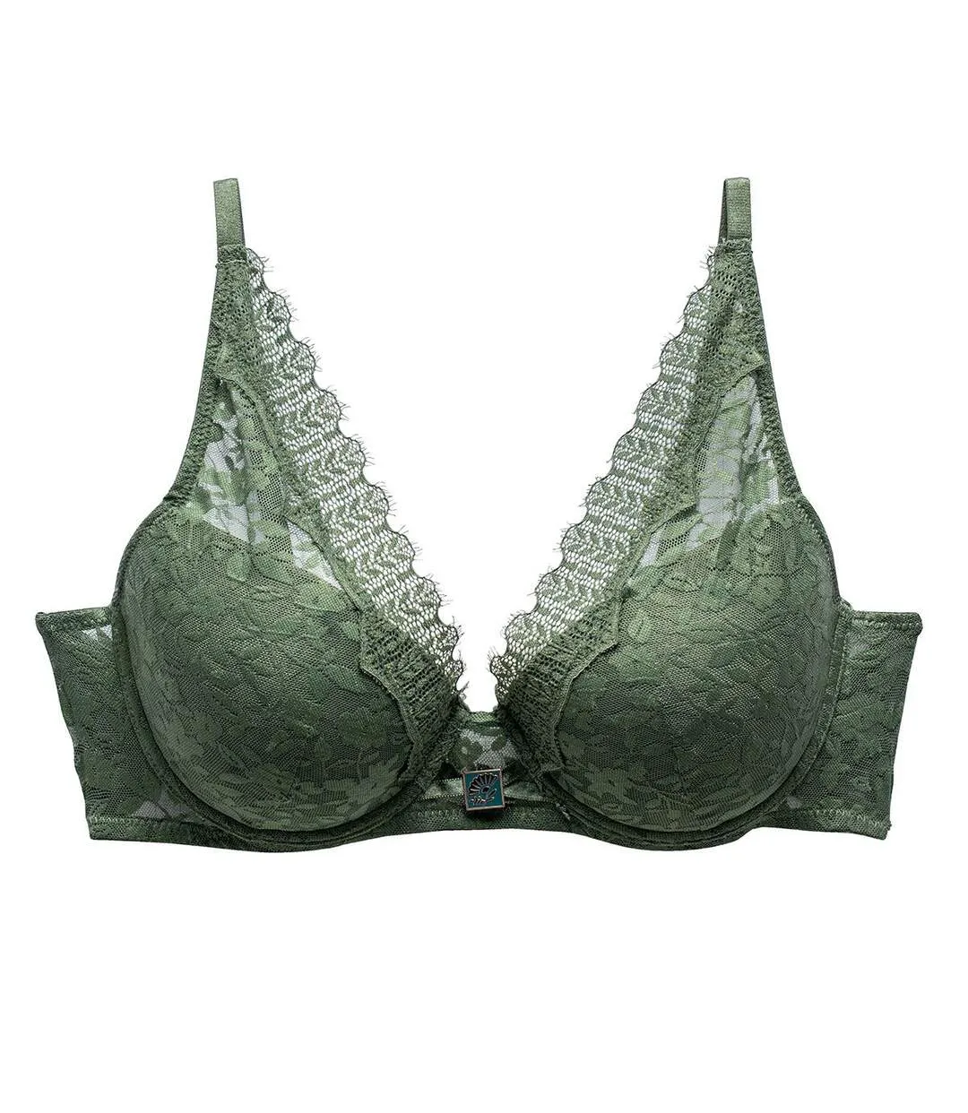 Soutien-gorge ampliforme vert Pamoison