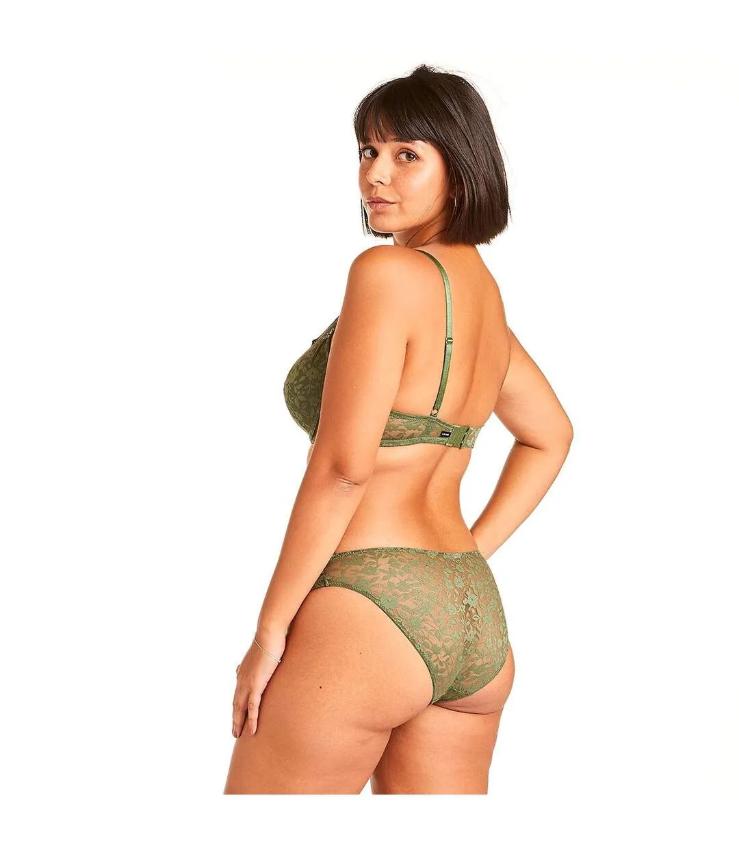 Soutien-gorge ampliforme vert Pamoison