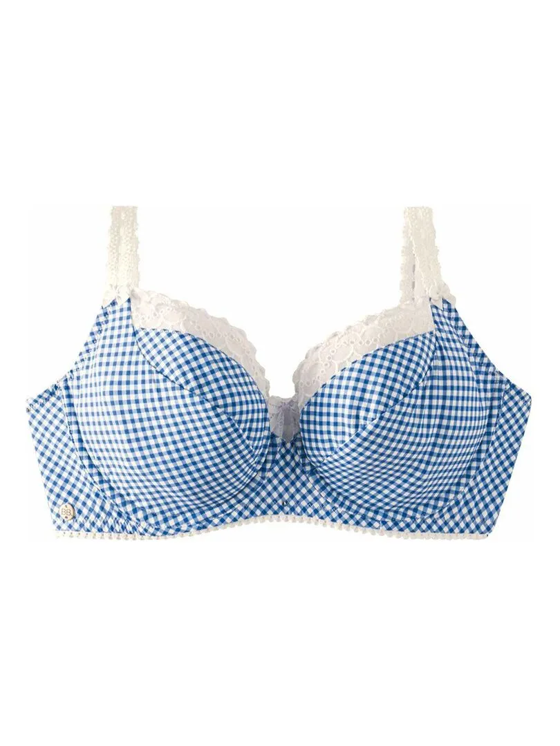 Soutien-gorge armatures grand maintien BADINAGE - Brigitte Bardot Lingerie - Bleu