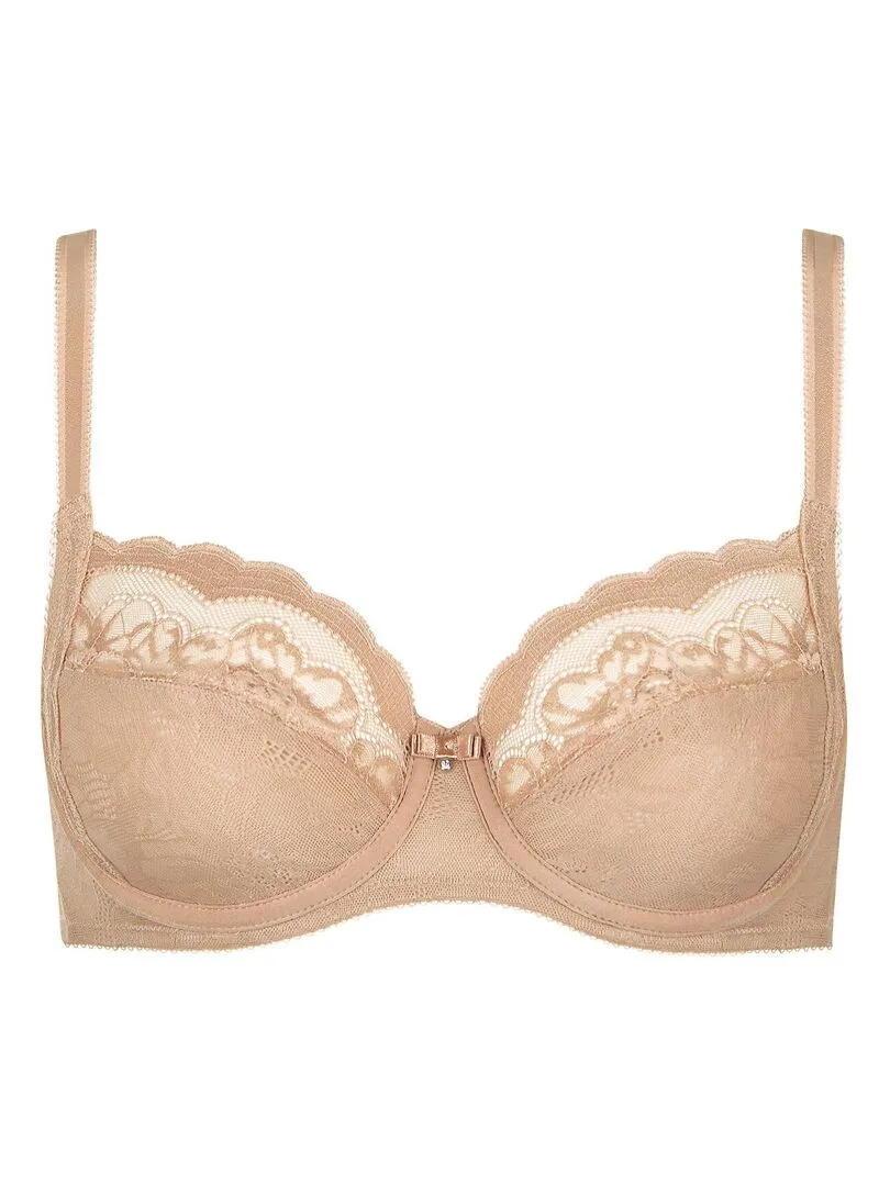 Soutien-gorge armaturé Evelyn B à E - Beige