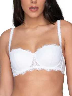 Soutien-gorge balconnet Orchidea Mariage - Blanc