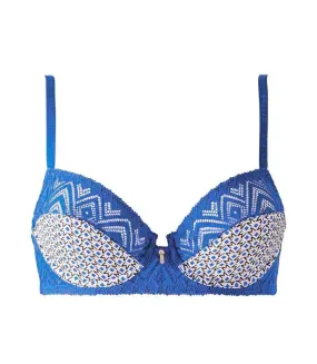 Soutien-gorge corbeille bleu Kim