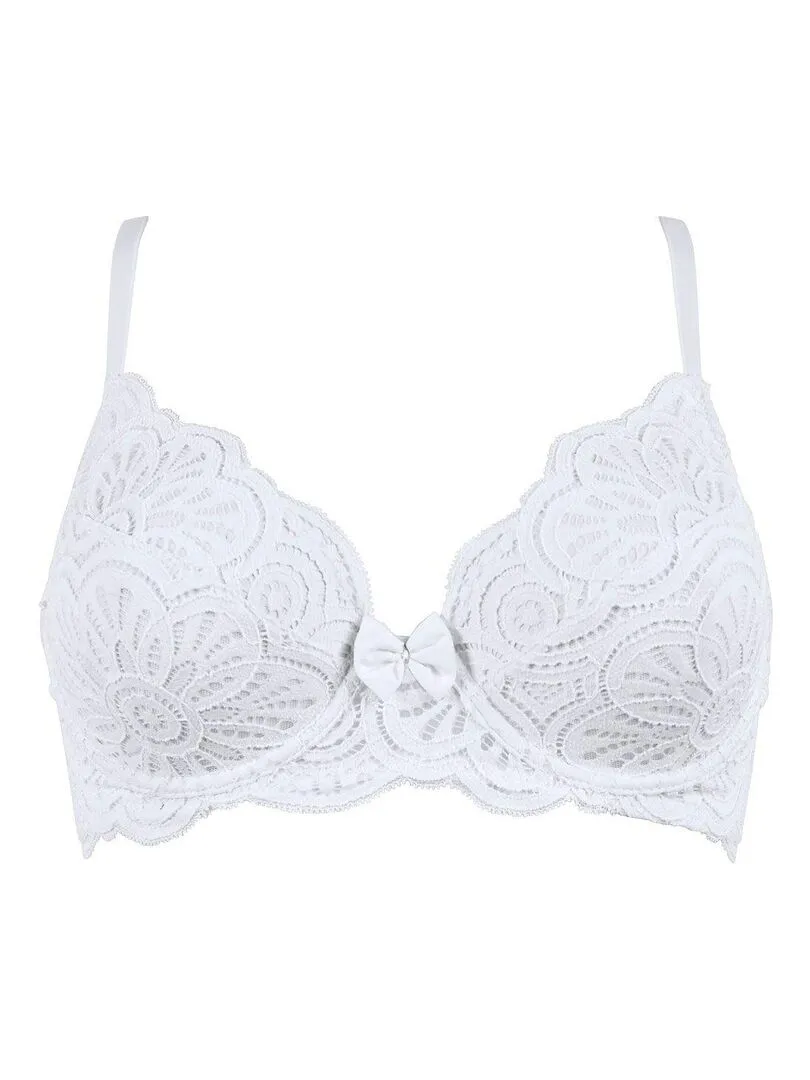 Soutien-gorge corbeille PANAME - Pomm'Poire - Blanc