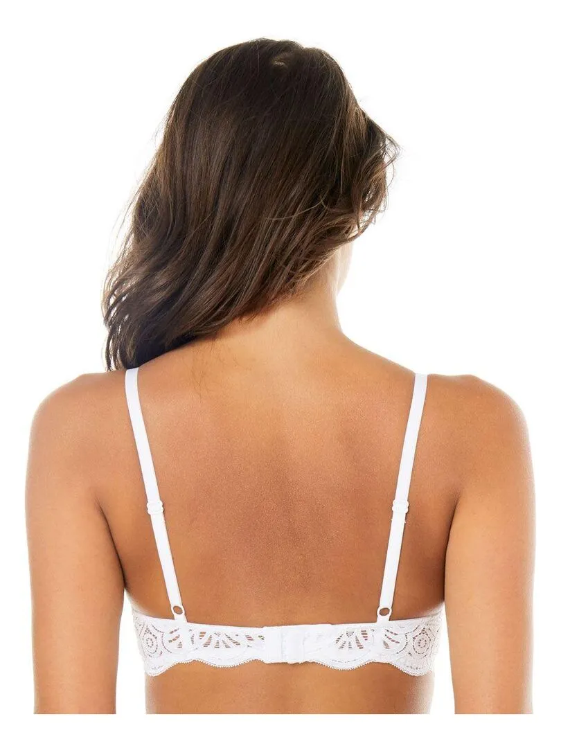 Soutien-gorge corbeille PANAME - Pomm'Poire - Blanc