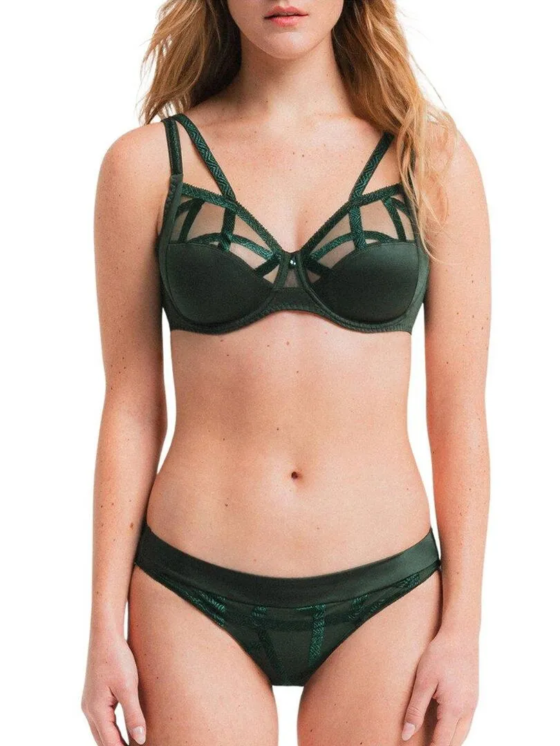 Soutien-gorge emboitant avec armatures Série - Vert