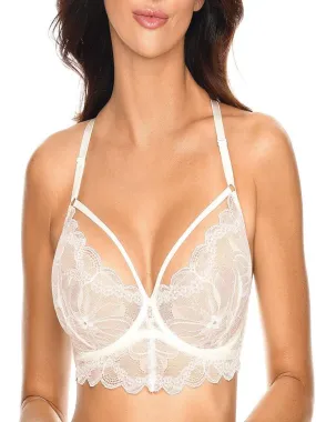 Soutien-gorge glamour dos dentelle Charlize - Beige clair