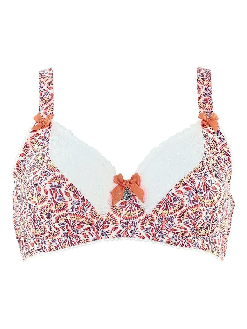 Soutien-gorge grand maintien C, D et E INFINI - Pomm'Poire - Orange