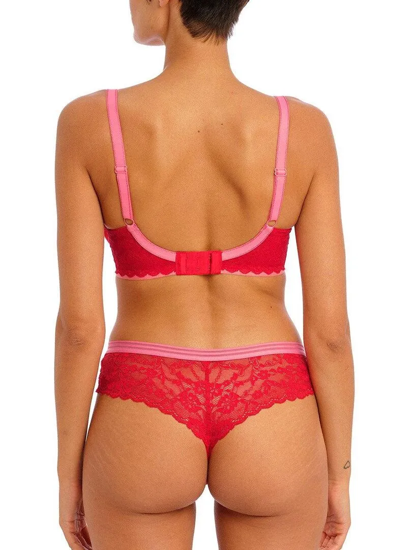 Soutien-gorge paddé avec armatures Offbeat - Rouge