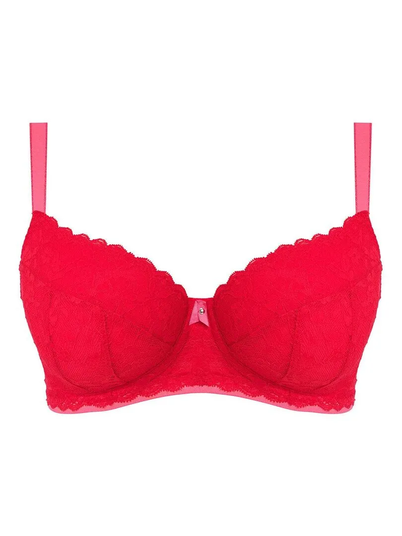 Soutien-gorge paddé avec armatures Offbeat - Rouge