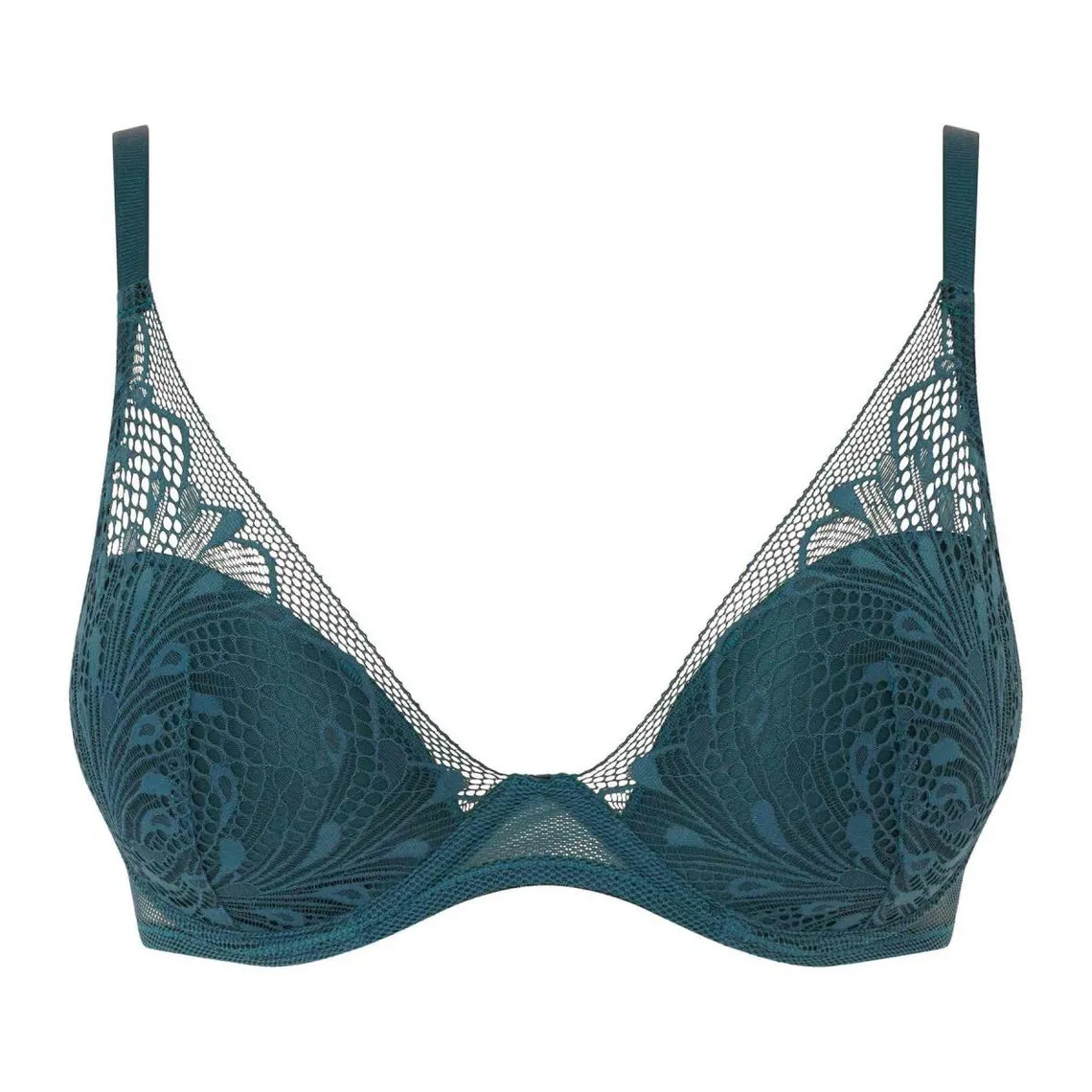 Soutien-gorge plongeant armatures - Bleu Passionata | 3 Suisses