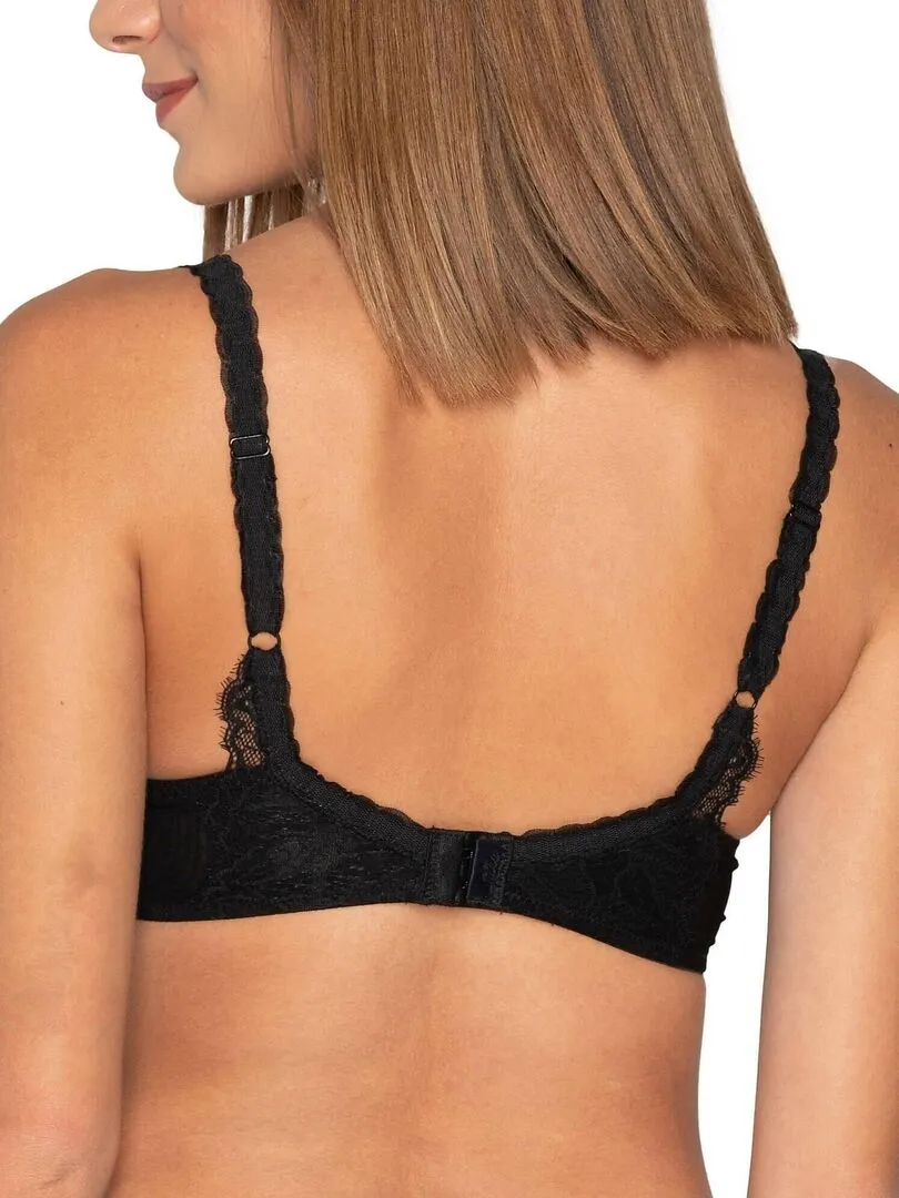 Soutien-gorge préformé Orchidea noir - Noir