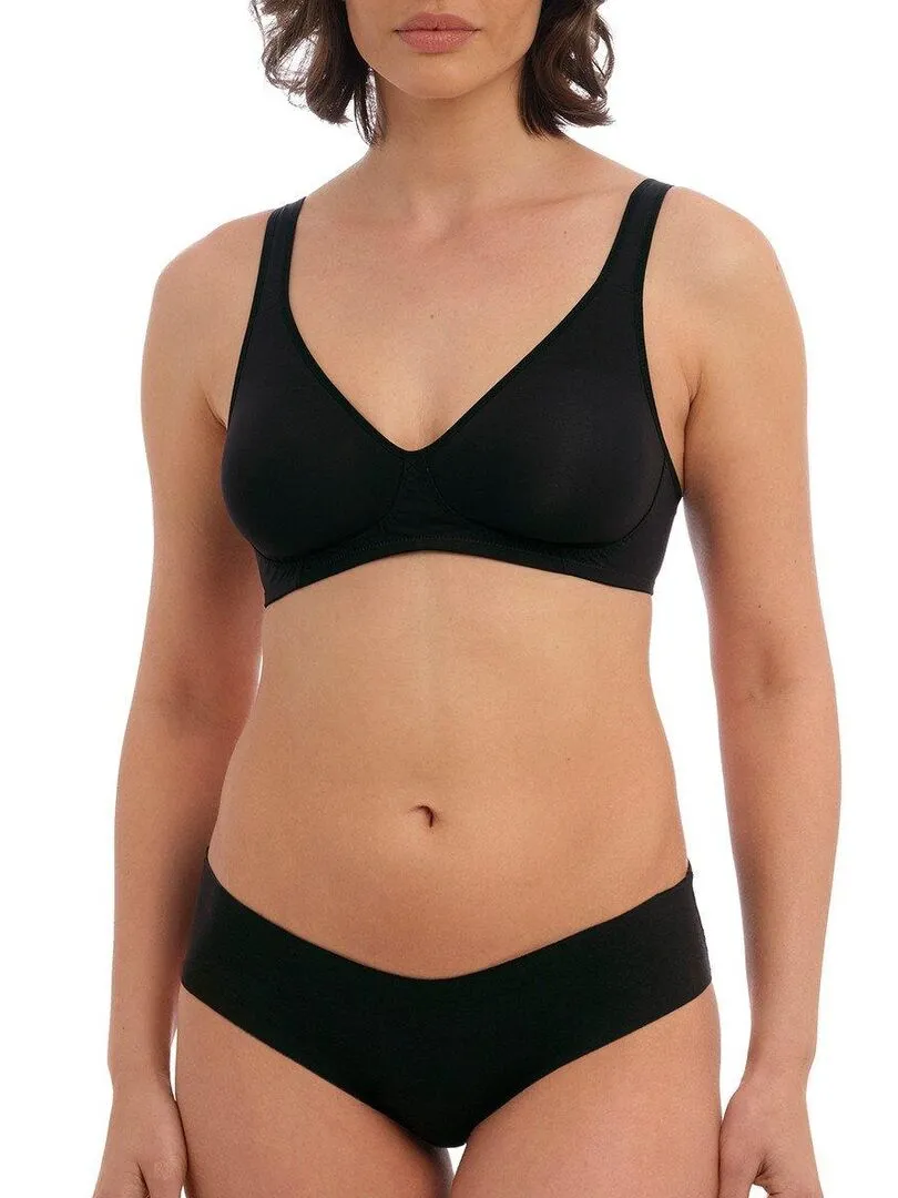 Soutien-gorge sans armatures avec renfort interne Accord - Noir