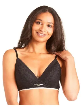 Soutien-gorge sans armatures coques souples IMAGE - Pomm'Poire - Noir