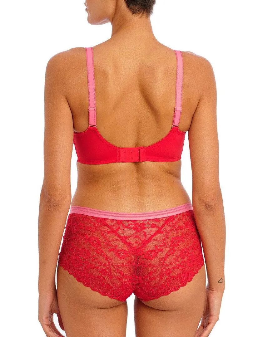 Soutien-gorge à armatures bonnets profonds Offbeat - Rouge