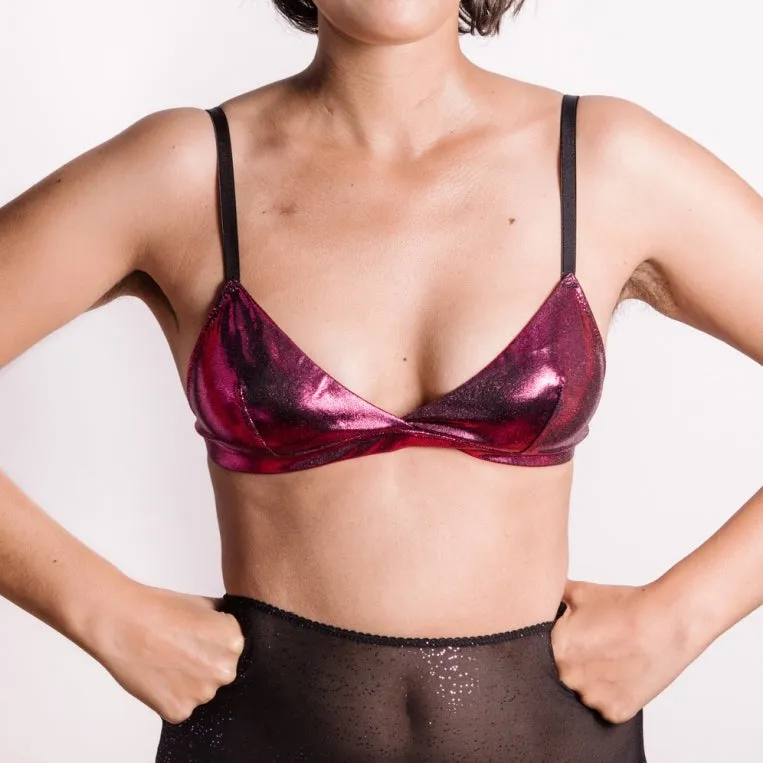 Superbe Paris - Soutien-gorge rose pailleté Diva