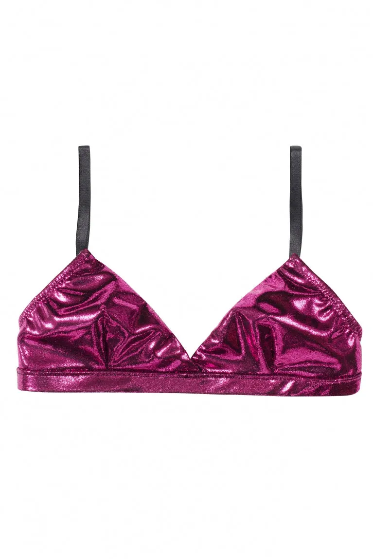 Superbe Paris - Soutien-gorge rose pailleté Diva