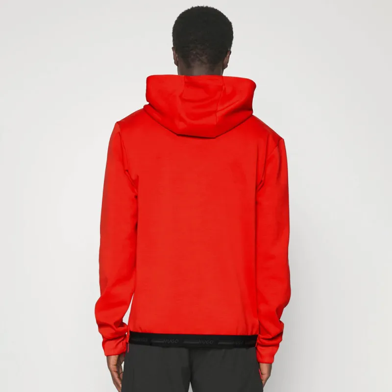 SWEAT A CAPUCHE HUGO DORTUS_X ROUGE