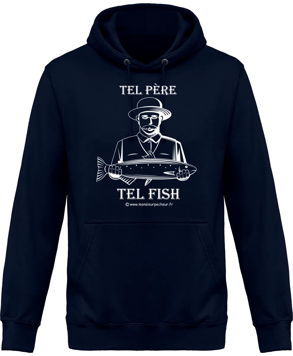 Sweat Capuche Tel père tel fish