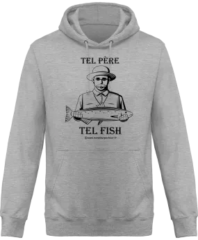 Sweat Capuche Tel père tel fish