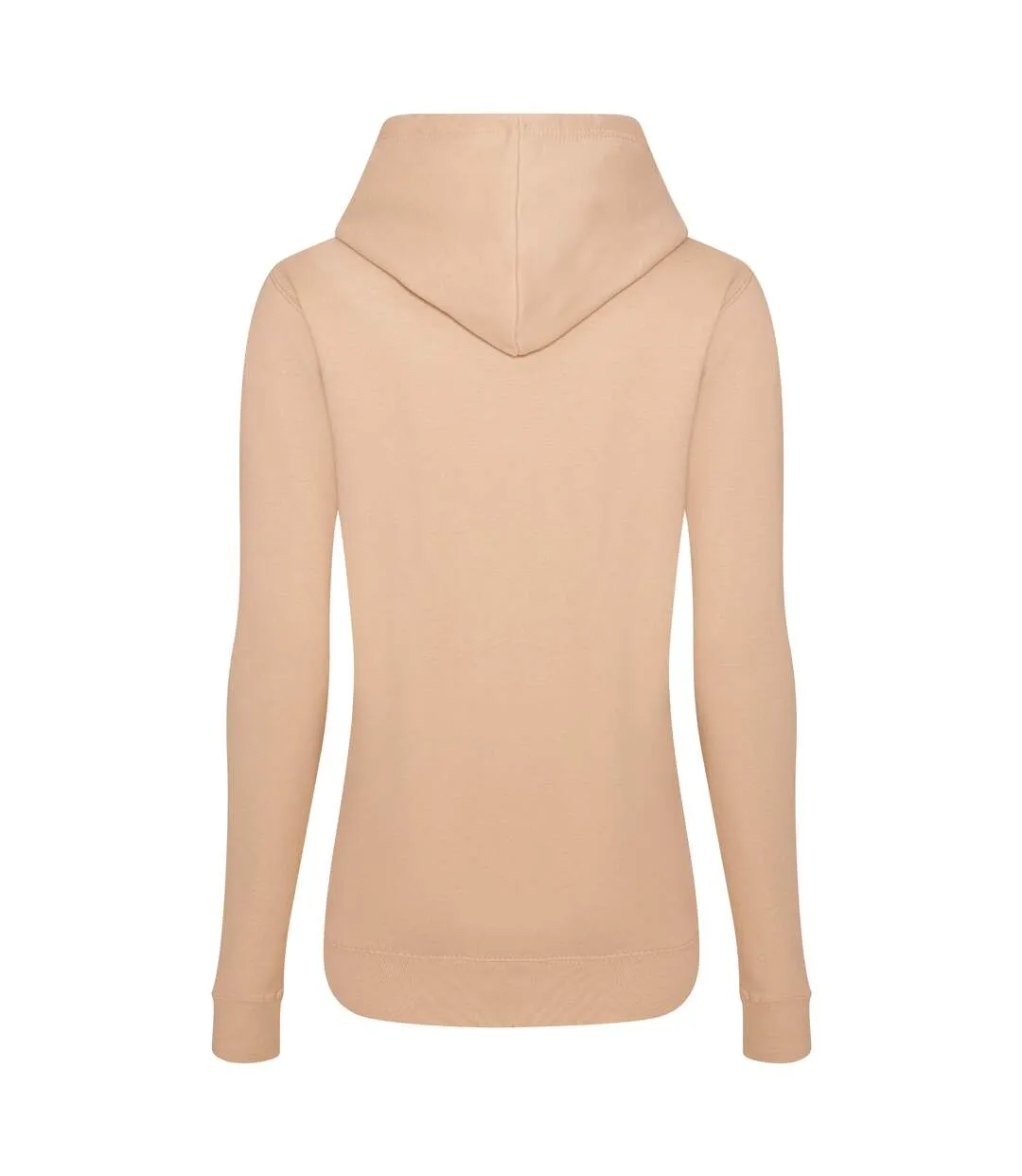 Sweat à capuche college femme crème Awdis