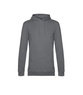 Sweat à capuche homme gris B&C