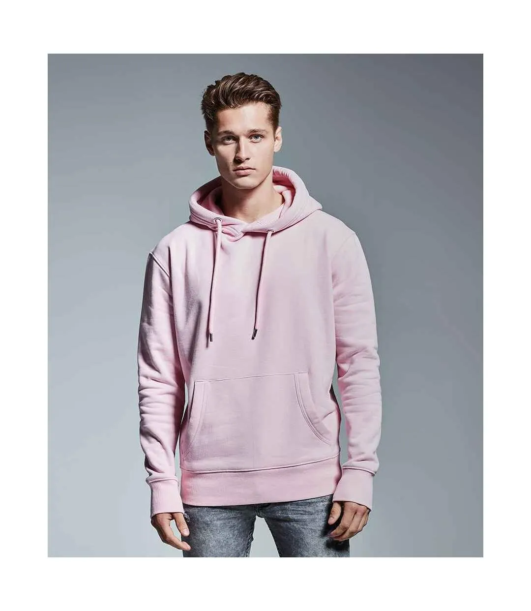 Sweat à capuche homme rose Anthem