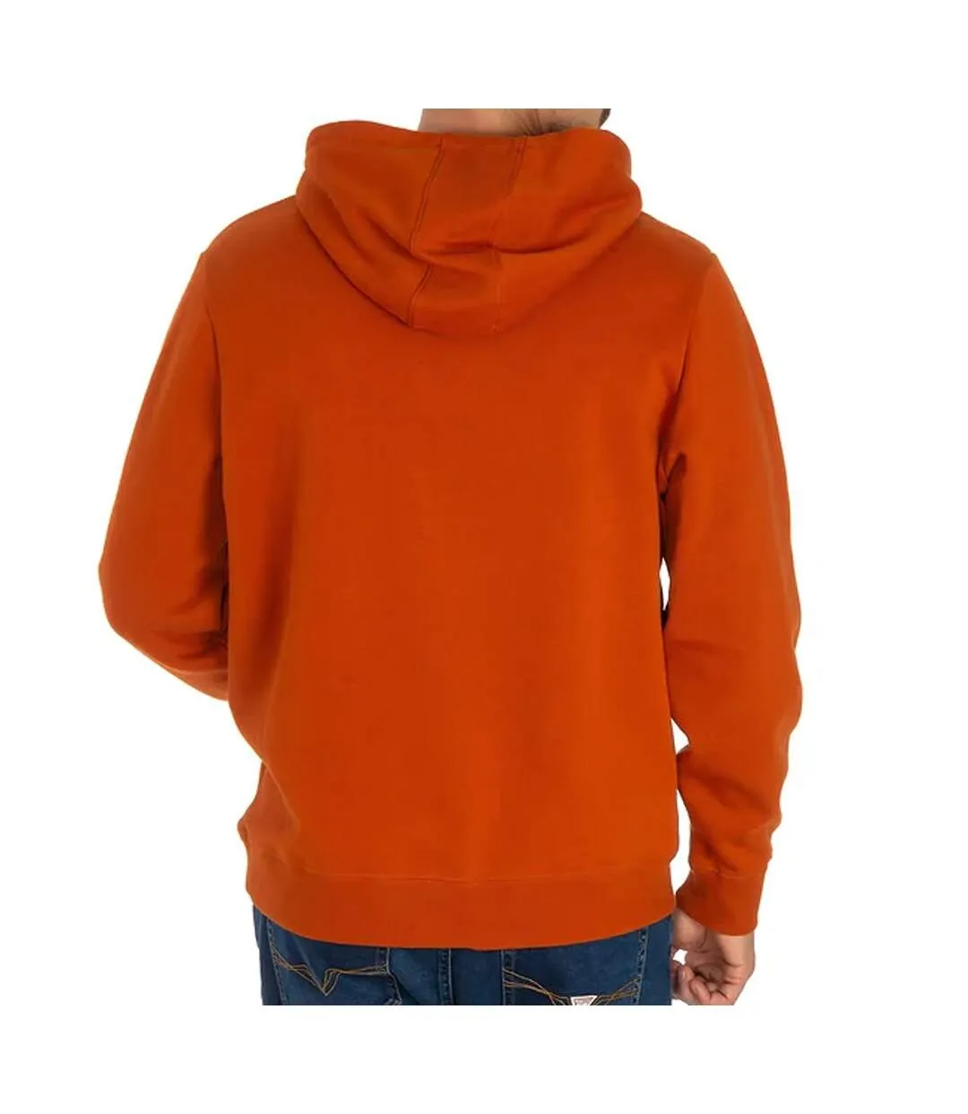 Sweat à Capuche Orange Homme Guess Roy