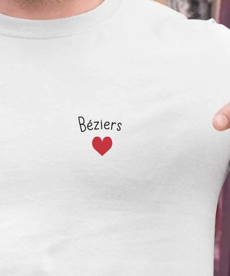 T-Shirt Béziers Coeur