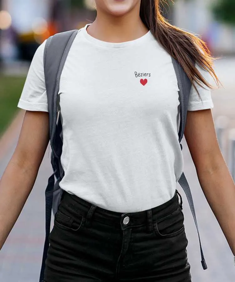 T-Shirt Béziers Coeur