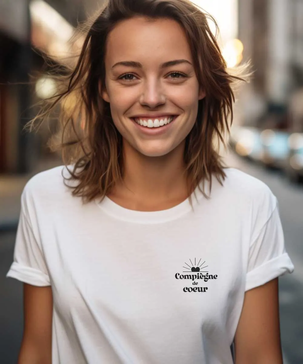 T-Shirt Compiègne de coeur