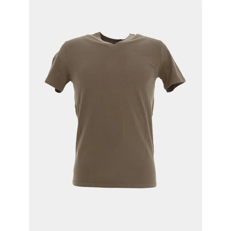 T-shirt imprimé logo vert homme - Lacoste | wimod