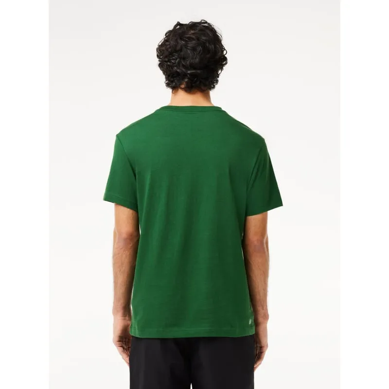 T-shirt imprimé logo vert homme - Lacoste | wimod