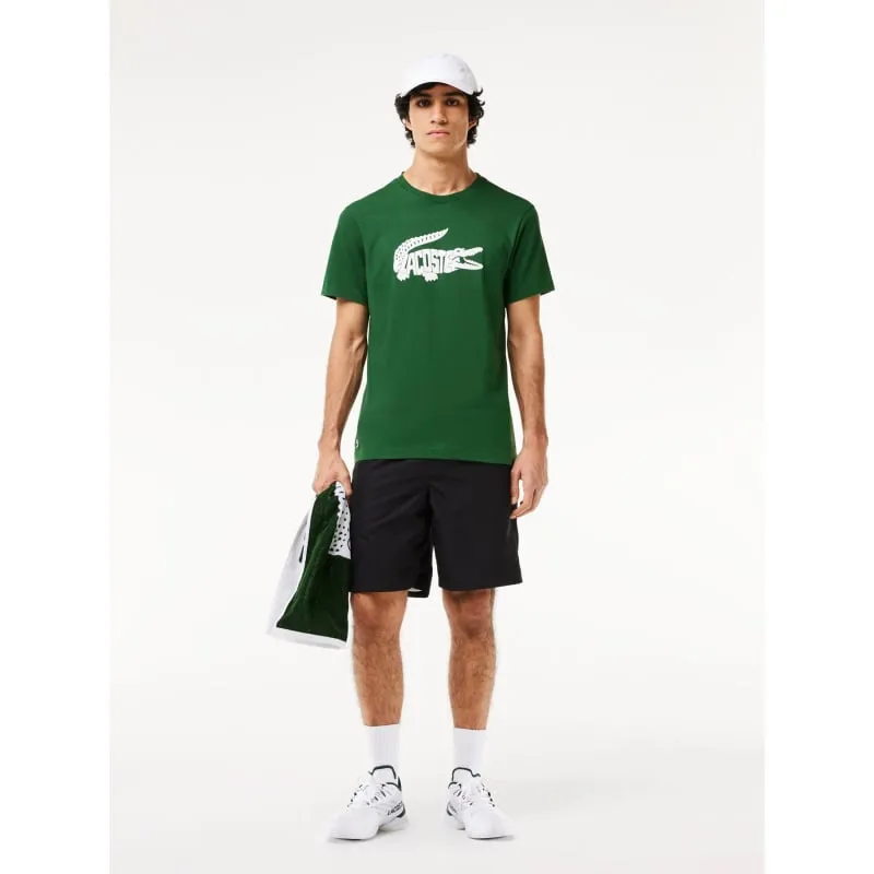 T-shirt imprimé logo vert homme - Lacoste | wimod