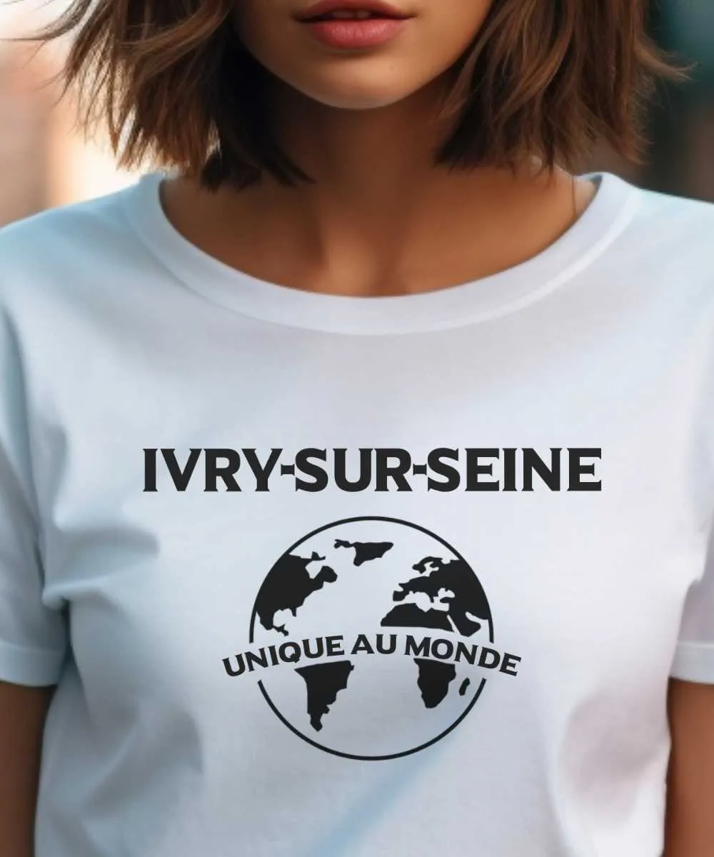 T-Shirt Ivry-sur-Seine unique au monde