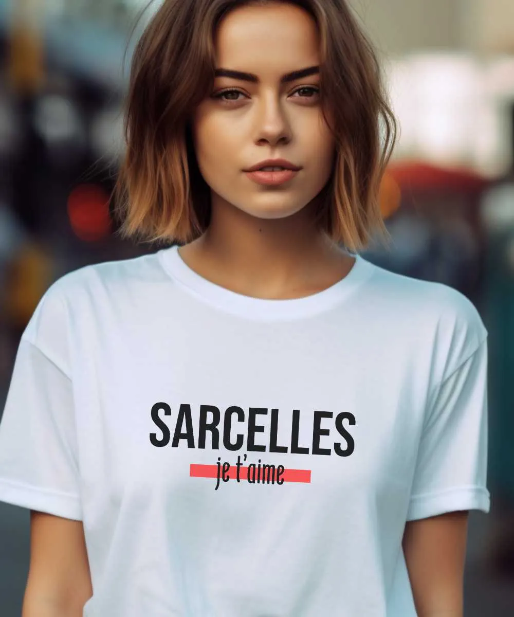 T-Shirt Sarcelles je t'aime