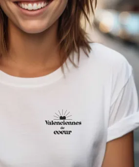 T-Shirt Valenciennes de coeur