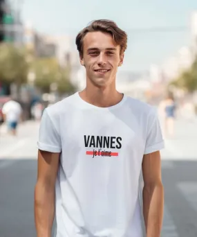 T-Shirt Vannes je t'aime