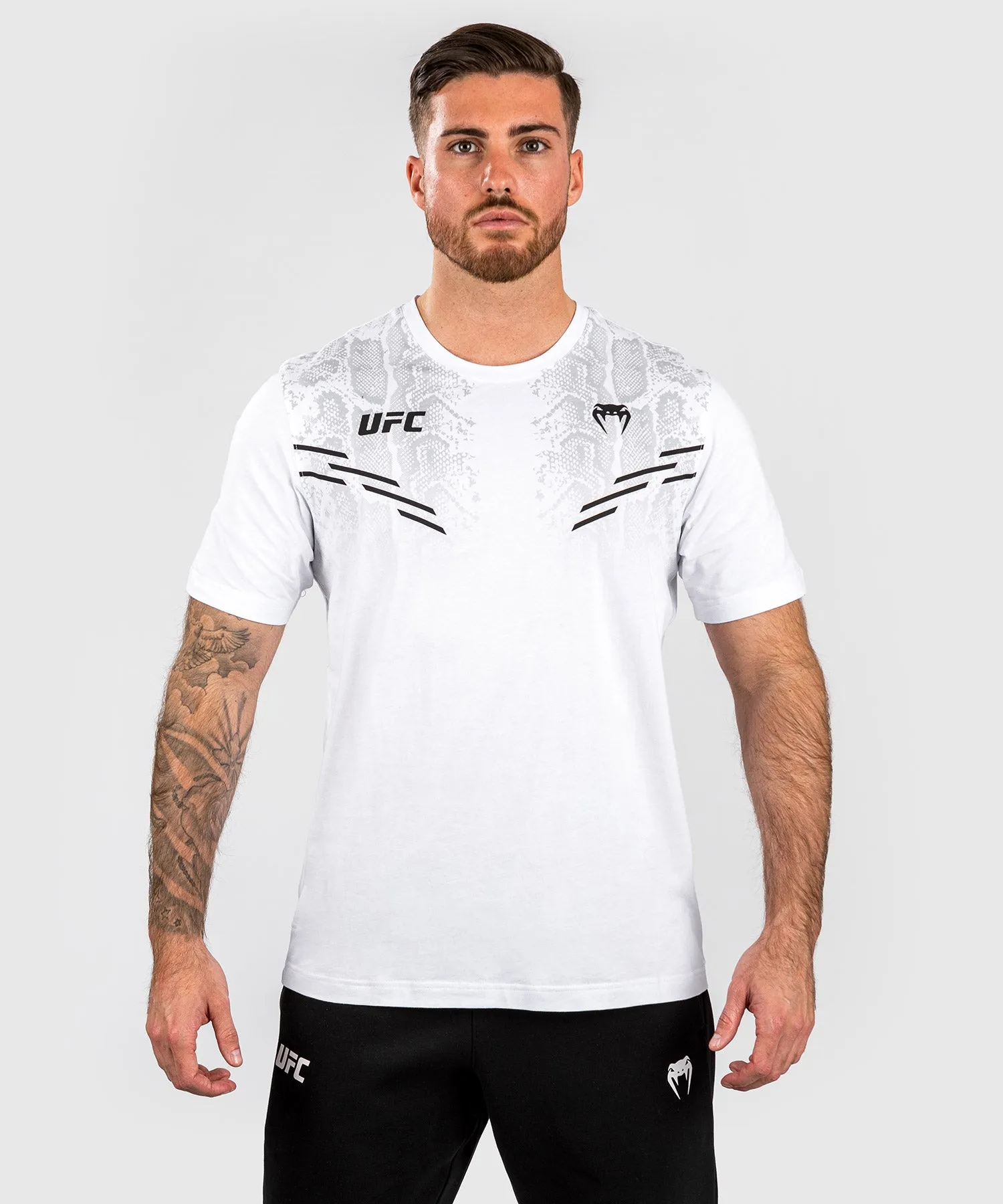 T-shirt à manches courtes pour Hommes UFC Adrenaline by Venum Replica - Blanc