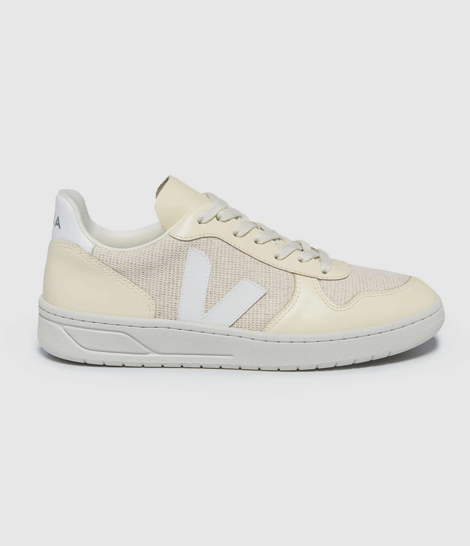 VEJA Partager  Baskets V-10 J-Mesh Jute White Multico  