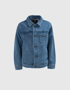 Veste en jean bleu waterless garçon