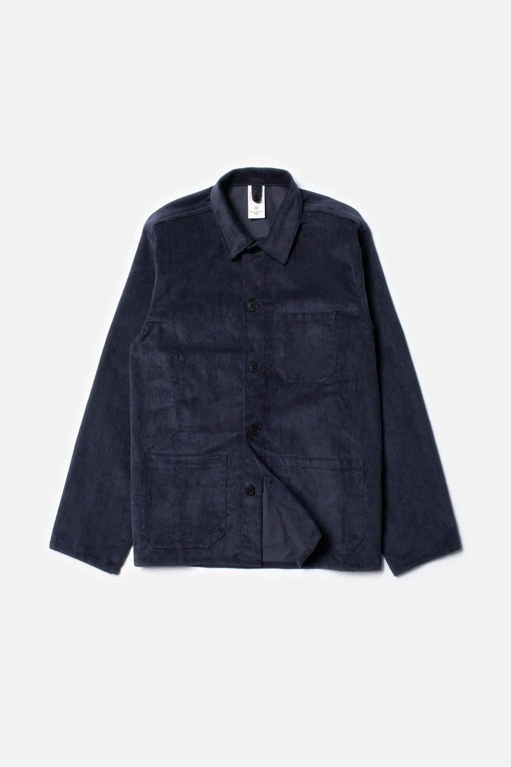 Veste en velours de coton bio | marine "buddy classic chore cord navy" homme